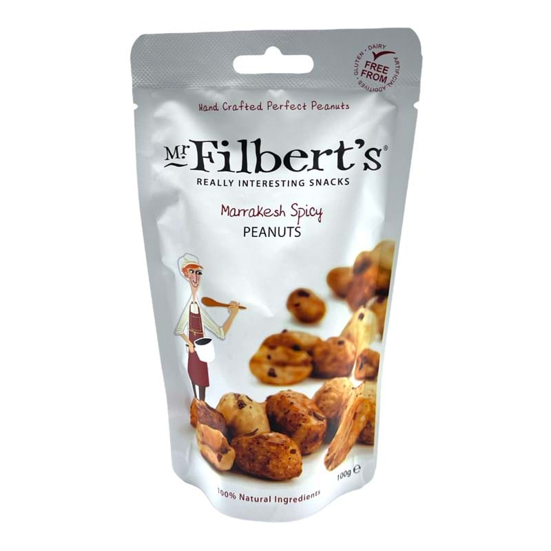 MR FILBERTs Marrakesh Spicy Peanuts 110g Bag Image