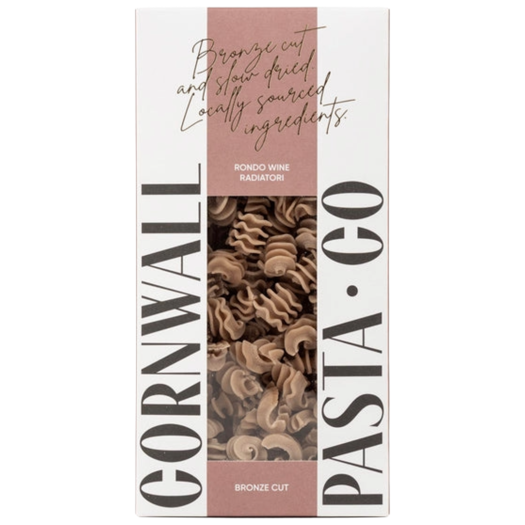 CORNWALL PASTA CO. 'Bronze Cut' Red Wine Radiatori (300g) EACH VGN/ORG Image