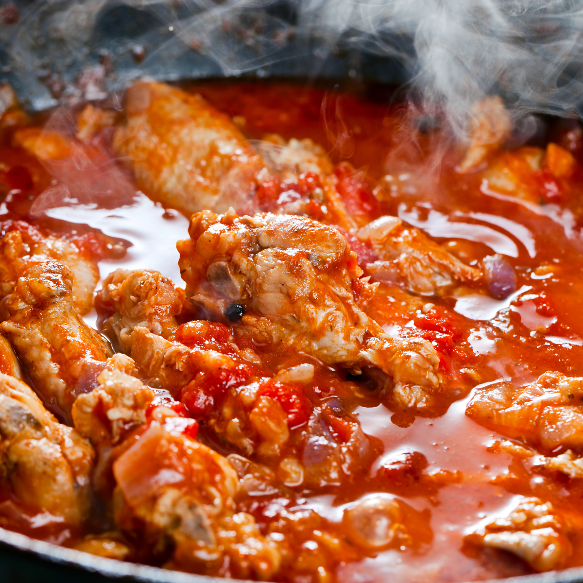 Chicken Stew With Tomatoes