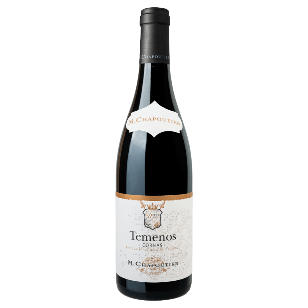 M. CHAPOUTIER Cornas Temenos - Rhone Valley 2020 Bottle (100% Syrah) Image