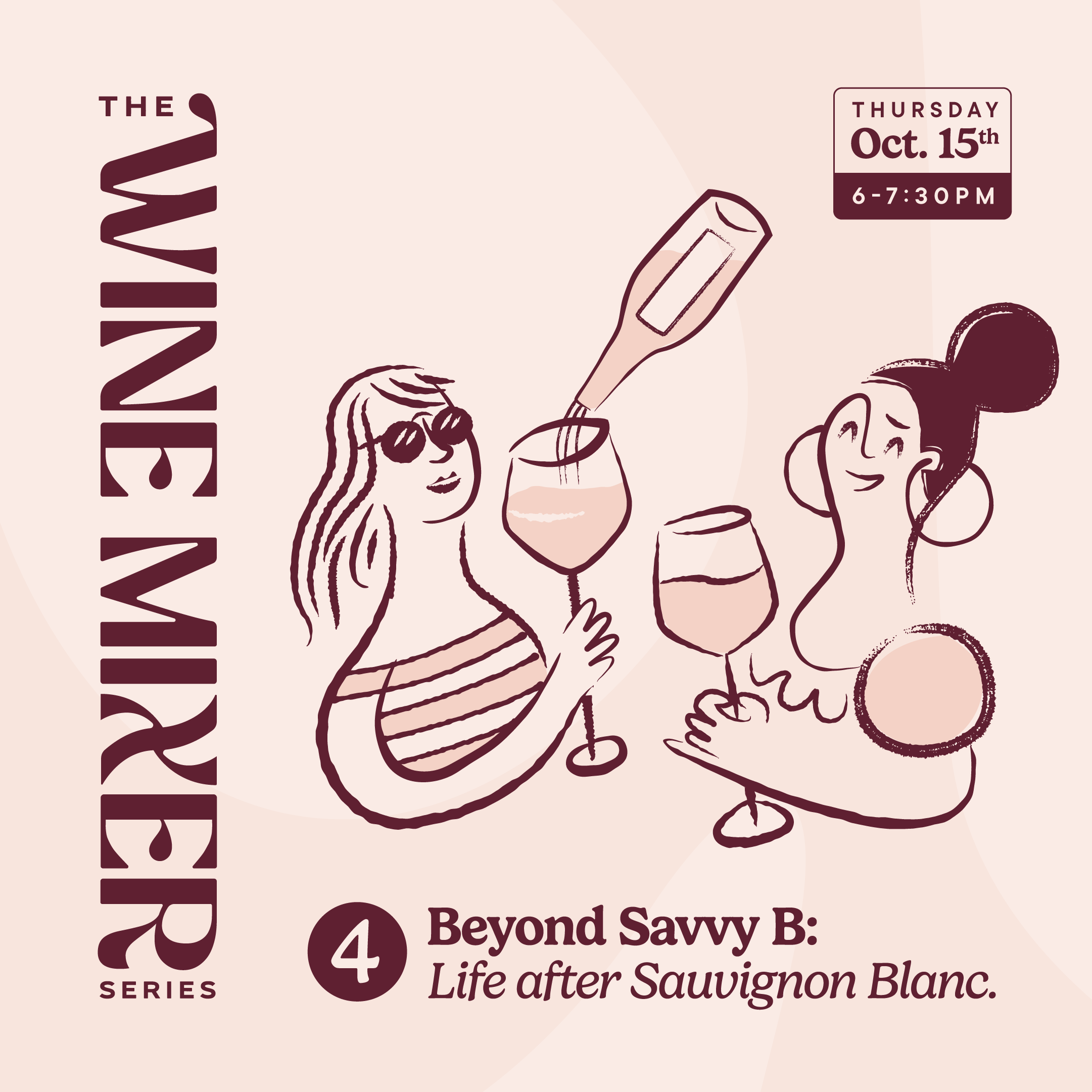 *NEW* THE WINE MIXER SERIES - Part 4 - “Beyond Savvy B: Life after Sauvignon Blanc" at La Cave - Thursday 15th October 6pm-7.30pm Image