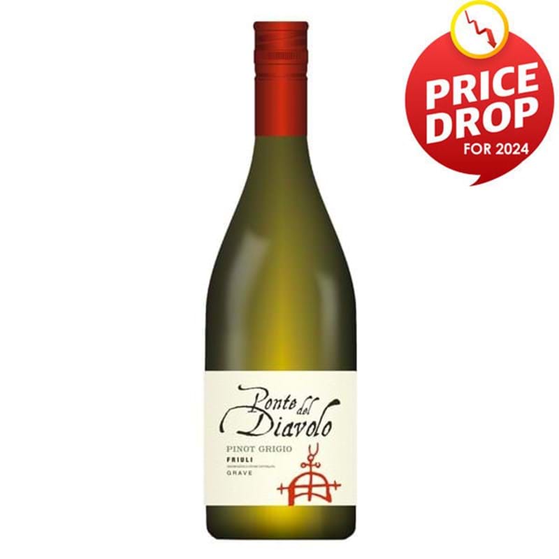 PONTE DEL DIAVOLO Pinot Grigio del Fruili 2022 Bottle/st 12.5%abv Image