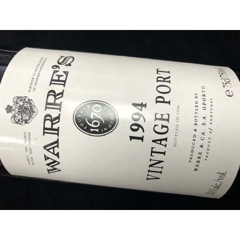 1994 WARRE'S Vintage Port Bottle - NO DISCOUNT Image