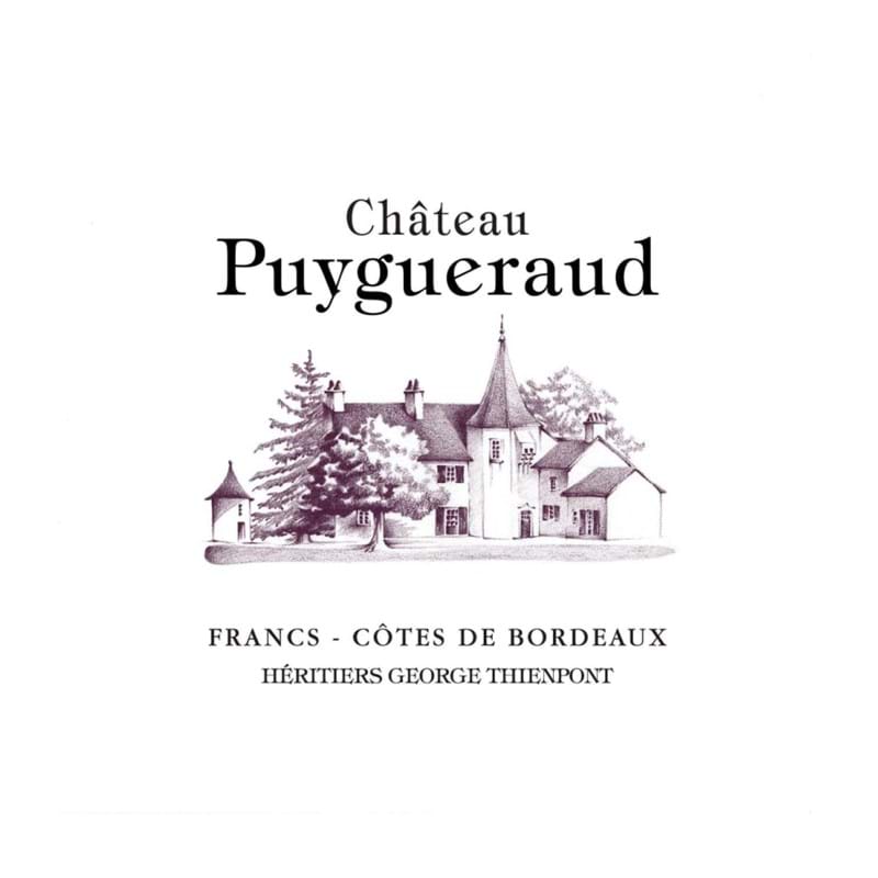 CHATEAU PUYGUERAUD Cotes de Bordeaux 2020 Wooden Case x 6 Bottles - PRE-RELEASE Image