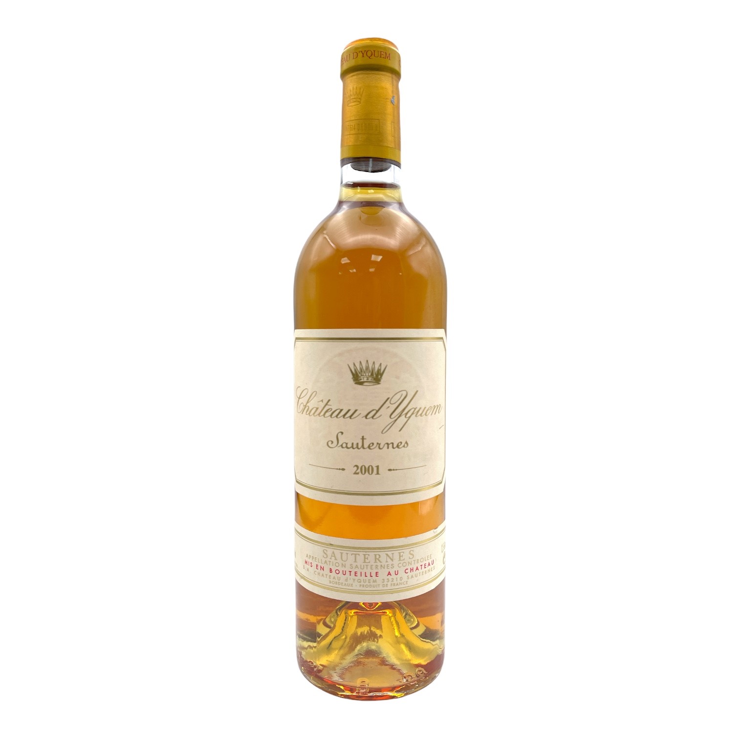 CHATEAU D'YQUEM 1er Cru Classe Superieur - Sauternes 2001 Bottle Image