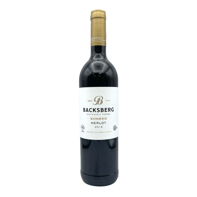 BACKSBERG Merlot 2017/18 Bottle/nc KOSHER (los) Image