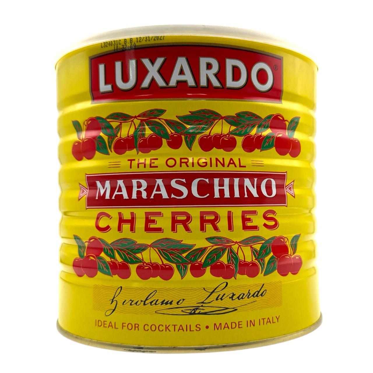 LUXARDO Maraschino Cherries 3kg Tin EACH (£2.00/100g) Image