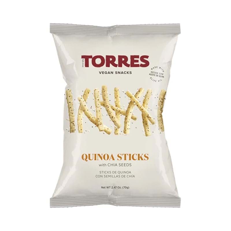 TORRES Quinoa Sticks with Chia Seeds 70g Bag (GF) Image