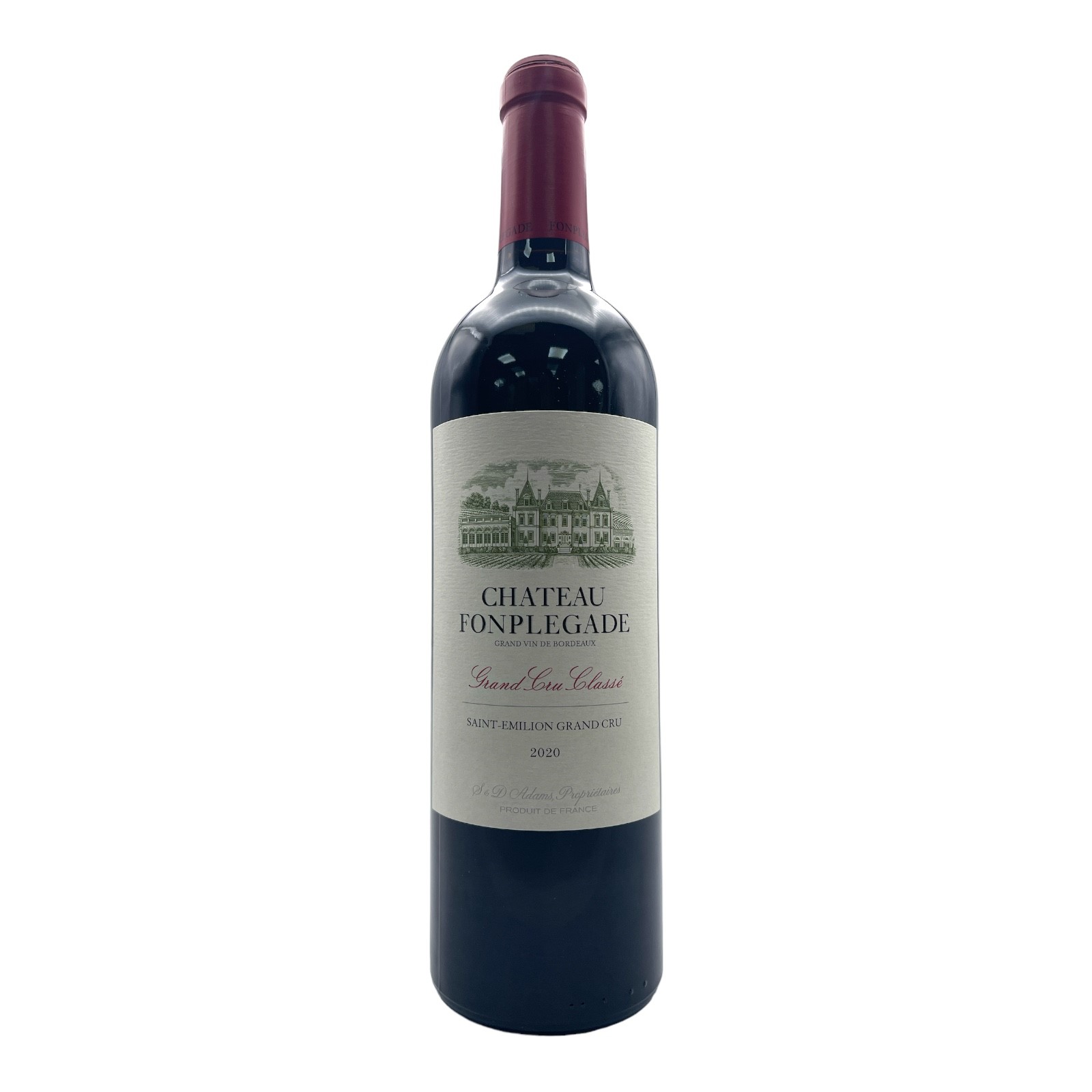 CHATEAU FONPLEGADE Grand Cru Classe Saint-Emilion 2020/21 Bottle - BIO/ORG Image