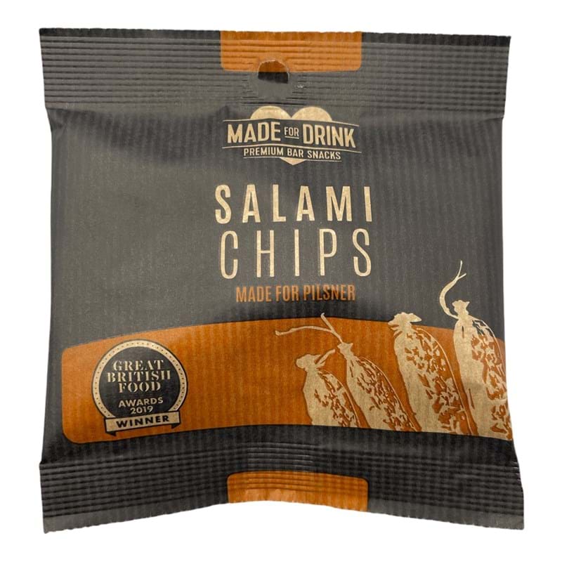 MADE FOR DRINKS Salami Chips 18g Bag Image