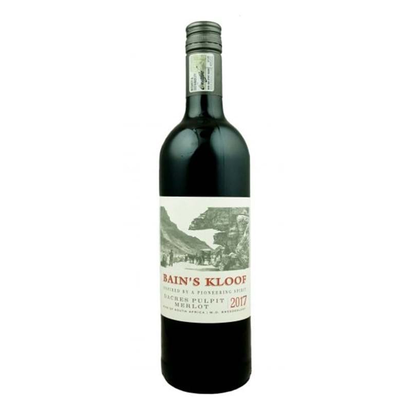 BAIN'S KLOOF Merlot 'Dacres Pulpit', Breede River 2016/17 Bottle/st - VGN Image