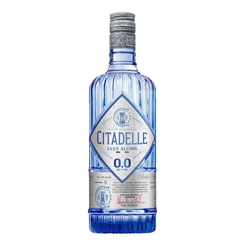 CITADELLE Gin de France 0.0 'Sans Alcool' Non-Alcoholic Gin Bottle (70cl) 0%abv Image