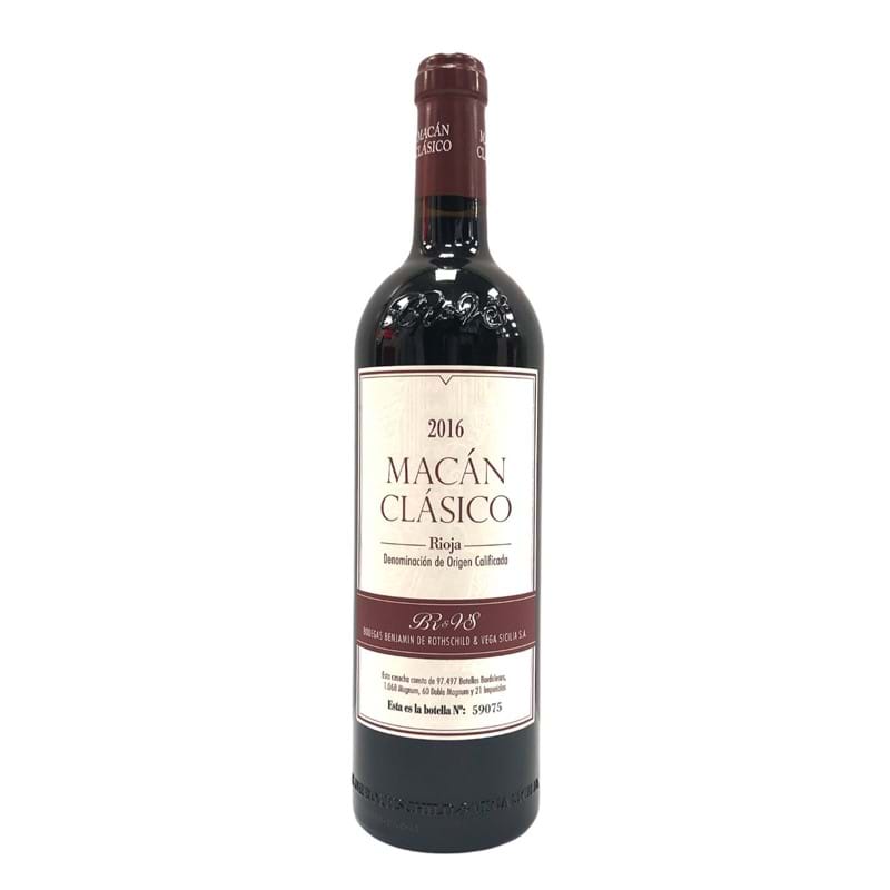 VEGA SICILIA & DE ROTHSCHILD Macan Rioja Clasico 2016/17 Bottle Image