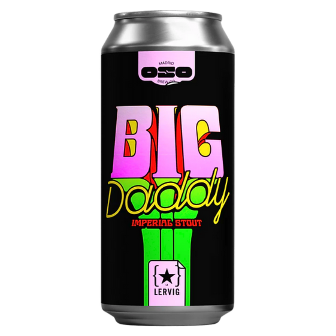 OSO BREW CO X LERVIG 'Big Daddy' Imperial Stout CAN (440ml) 12%abv Image