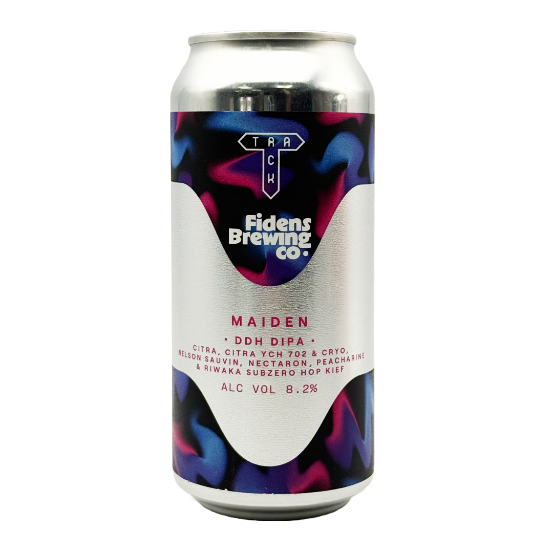 TRACK BREWING 'Maiden' DIPA (Fidens Collab) CAN (440ml) 8.2%abv - VGN Image