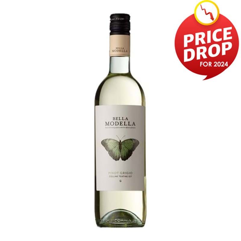 BELLA MODELLA Pinot Grigio WHITE 'La Farfalla' 2022/23 Bottle/st 12% VEG/VGN (Cielo) Image