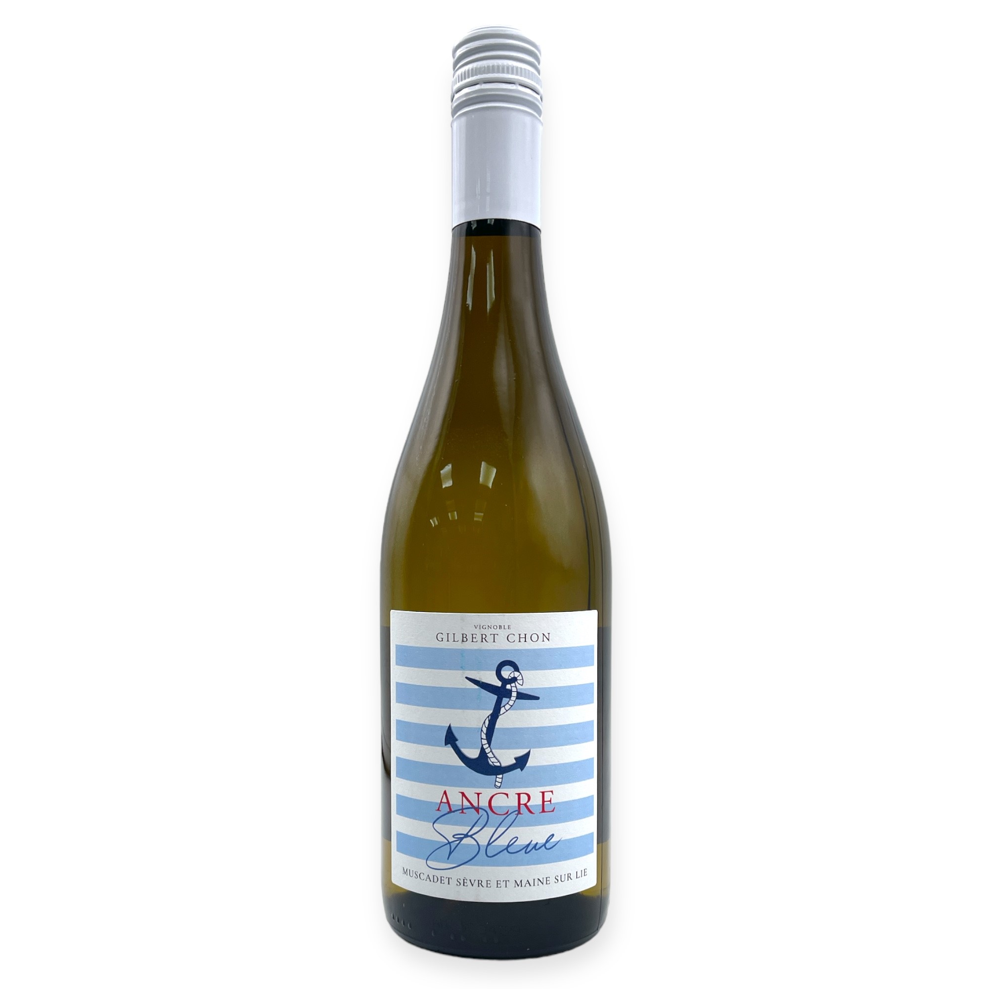 GILBERT CHON Muscadet de Sevre et Maine Sur Lie AOC 'Ancre Bleue' 2024 Bottle/st Image
