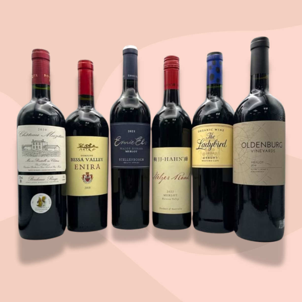 6 MARVELLOUS MERLOTS Box No. 01 Mixed Case x 6 Bottles Image