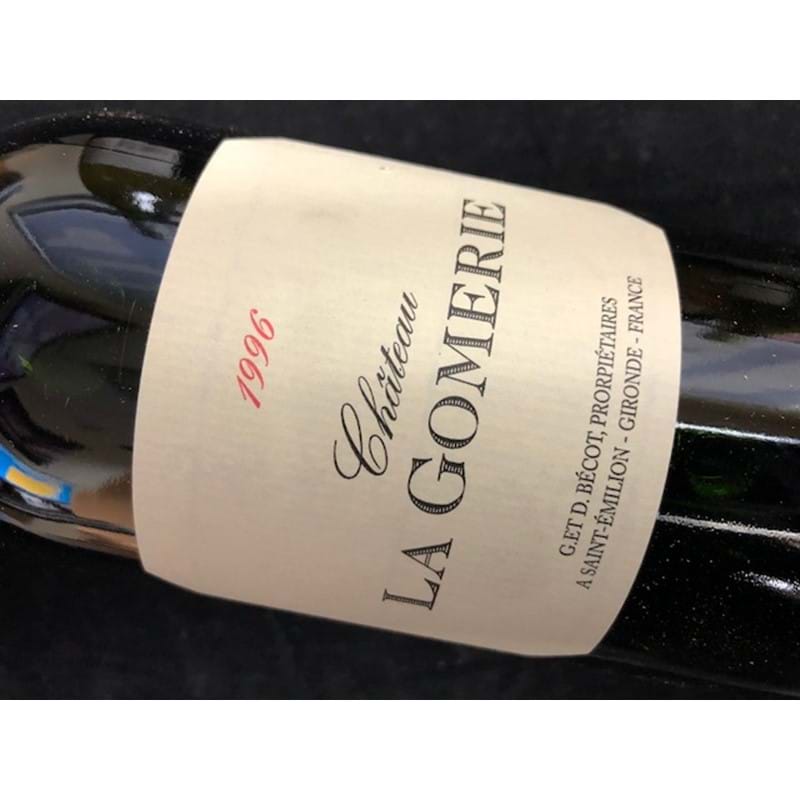 CHATEAU LA GOMERIE Grand Cru Classe Saint-Emilion 1996 Bottle - NO DISCOUNT Image