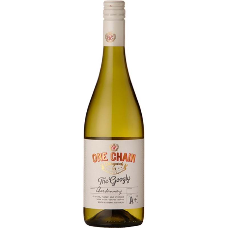 ONE CHAIN Lightly-Oaked Chardonnay, The Googly 2019 Bottle/st 13.5%abv VEG Image