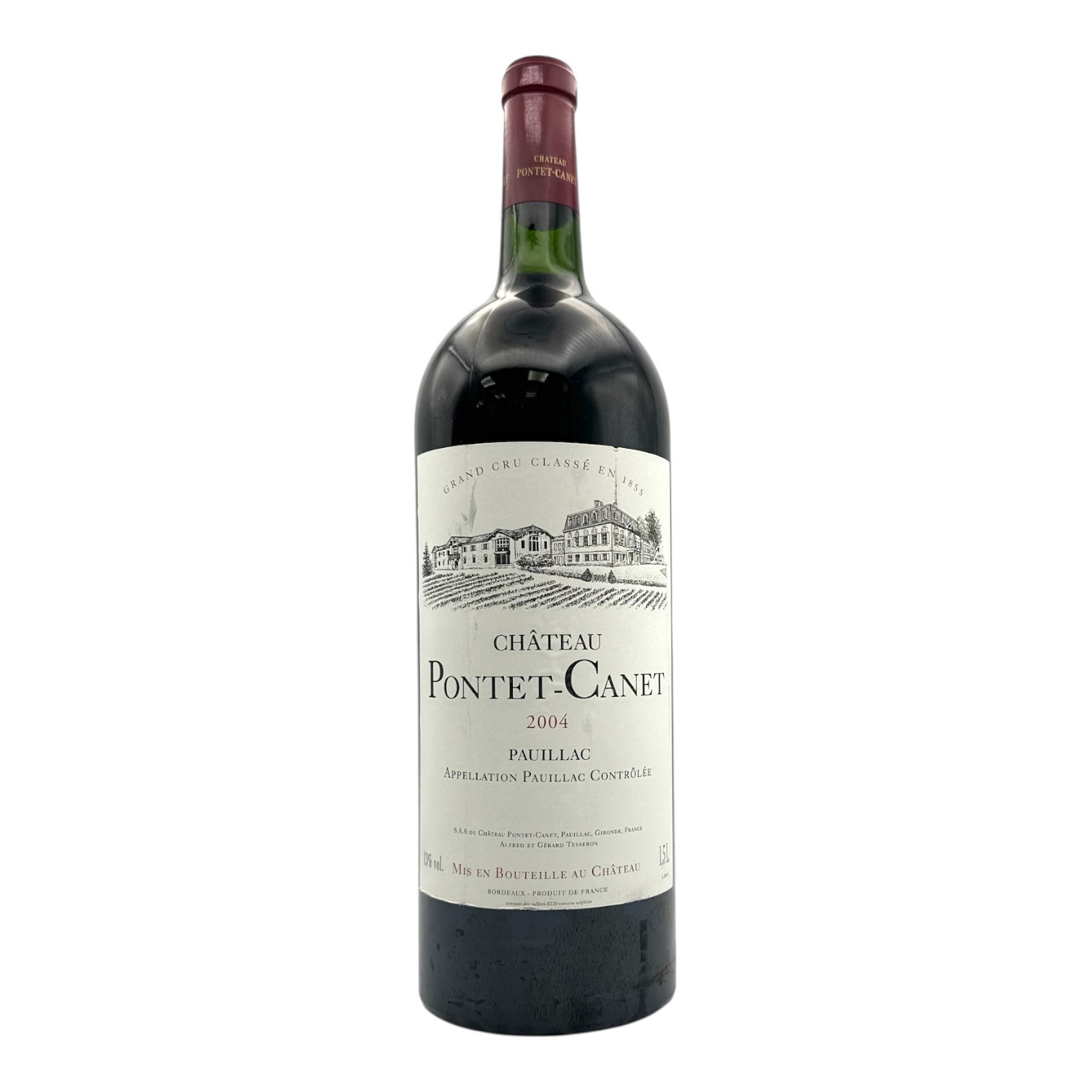 CHATEAU PONTET-CANET 5eme Grand Cru Classe, Pauillac 2004 MAGNUM Image