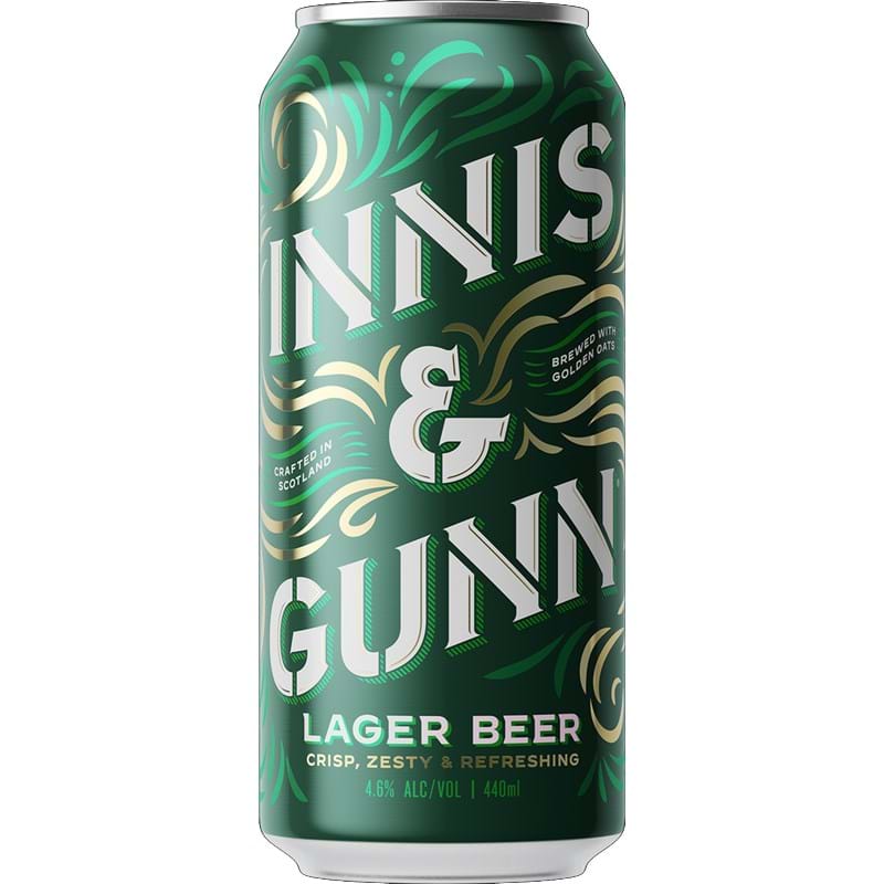 INNIS & GUNN Craft Brewed Scottish Lager Beer 440ml CAN 4.6%abv VGN - SINGLE Image