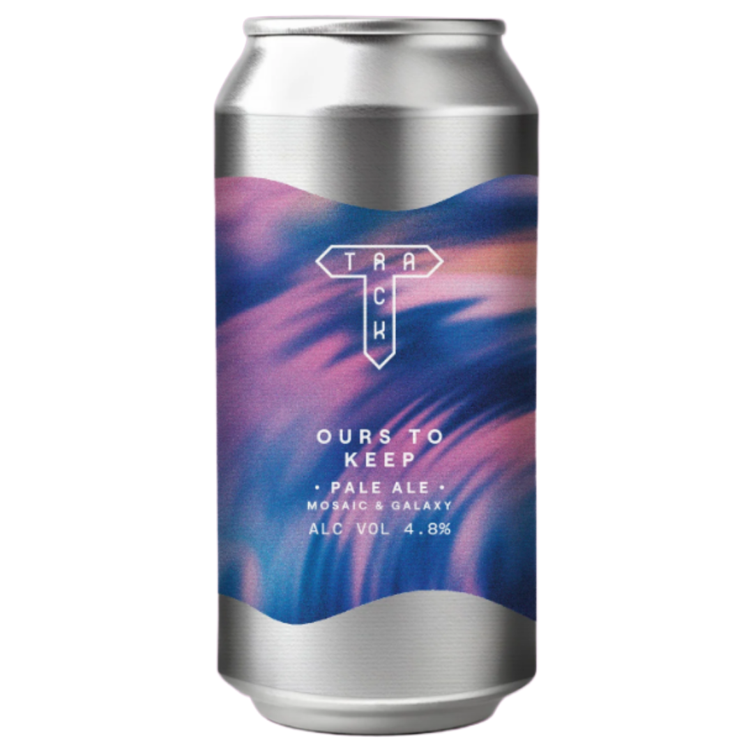 TRACK BREWING 'Ours to Keep' Pale Ale w/Mosaic & Galaxy CAN (440ml) 4.8%abv VGN Image