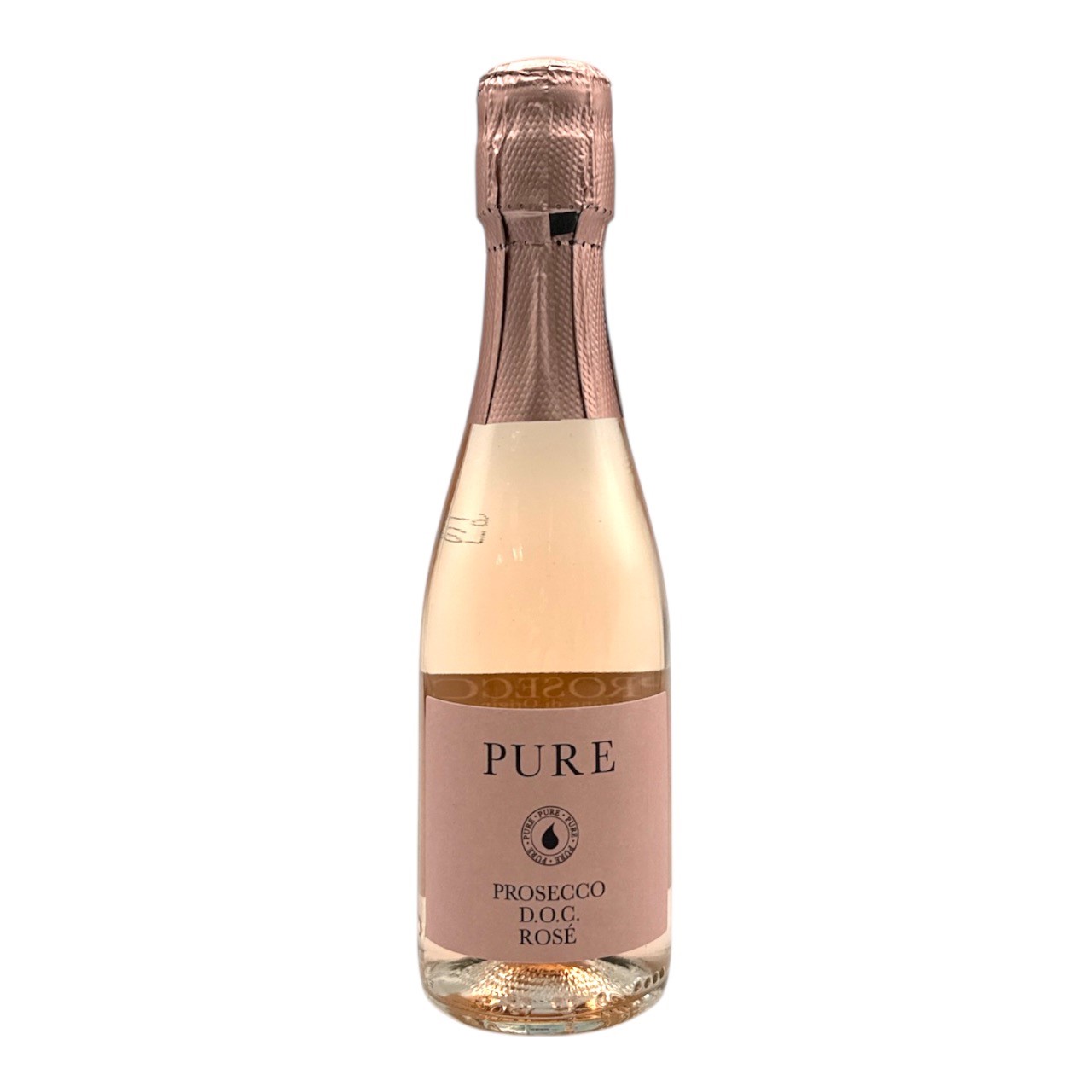 PURE Prosecco Rose DOC Extra Dry 2023 Quarter (20cl) 10.5%abv VGN Image