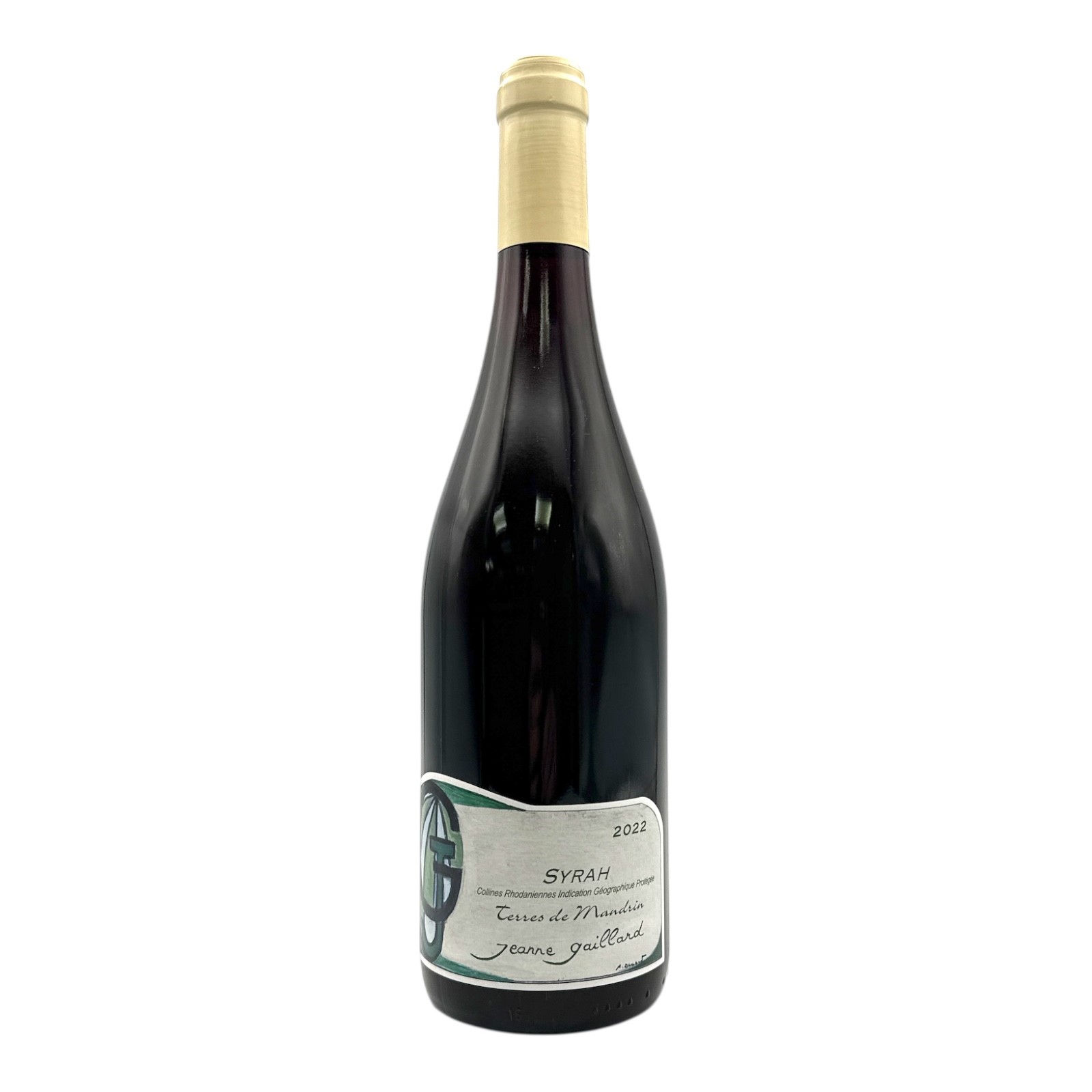 PIERRE GAILLARD Syrah 'Terres de Mandrin' - IGP Collines Rhodaniennes 2021/22/23 Bottle Image