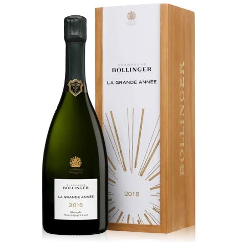 BOLLINGER Brut 'La Grande Annee' 2018 Bottle in Beautiful Gift Box - PRE-RELEASE Image