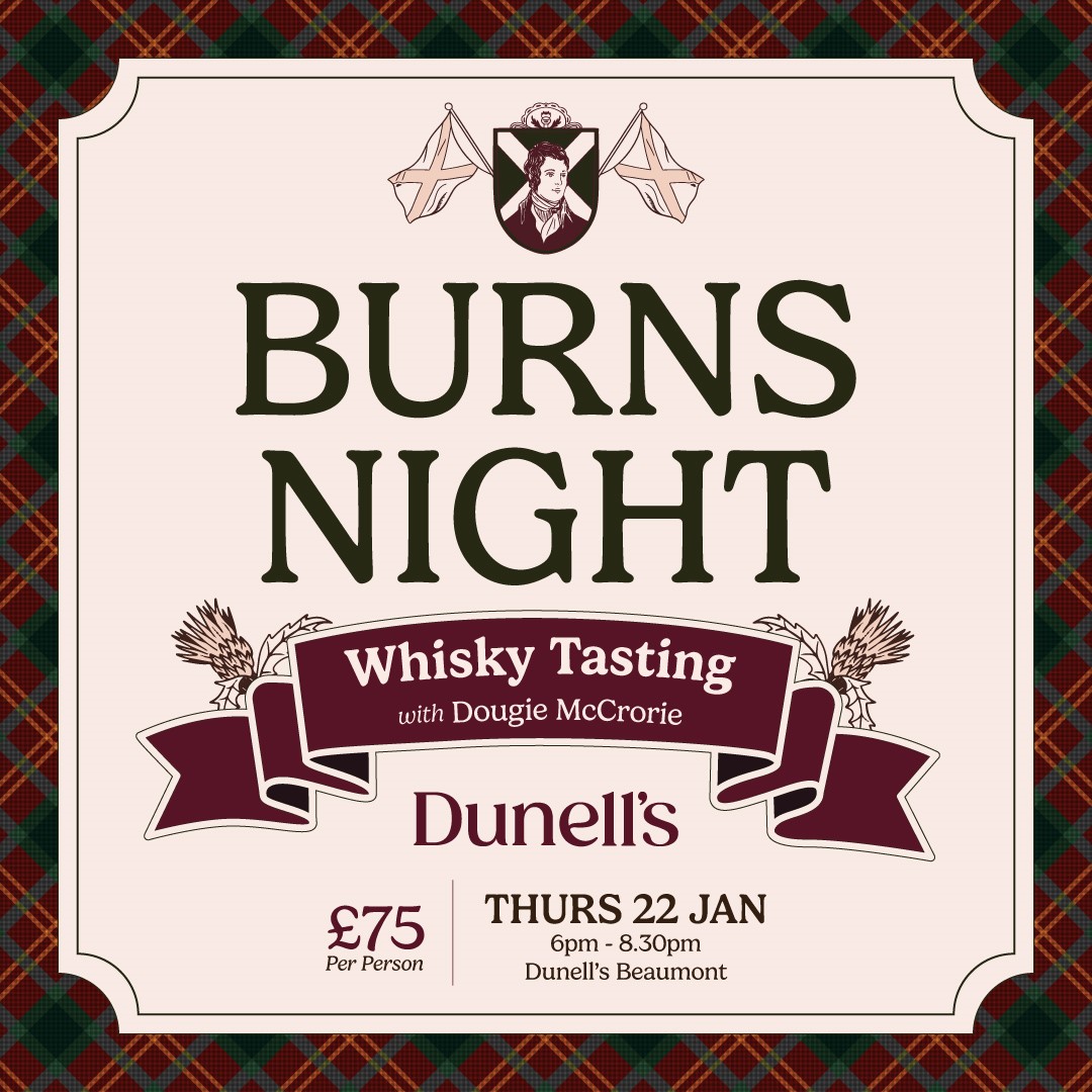BURNS NIGHT with Doug McCrorie at Beaumont - Thursday 22nd January 2026 from 6pm - 8:30pm Image