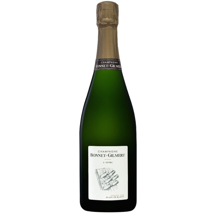 BONNET GILMERT Blanc de Blancs Grand Cru 'L'Extra' Extra Brut (Recoltant-Manipulant) Cote des Blancs NV Bottle Image