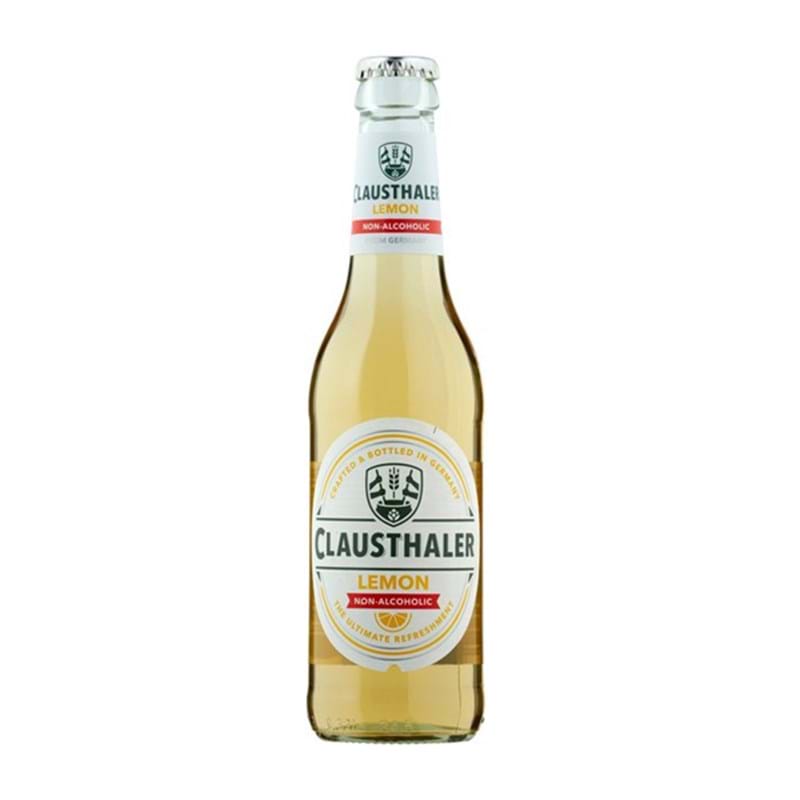 CLAUSTHALER Alcohol Free Lemon Bottle (330ml) <0.5% - SINGLE (Non Alcoholic) Image
