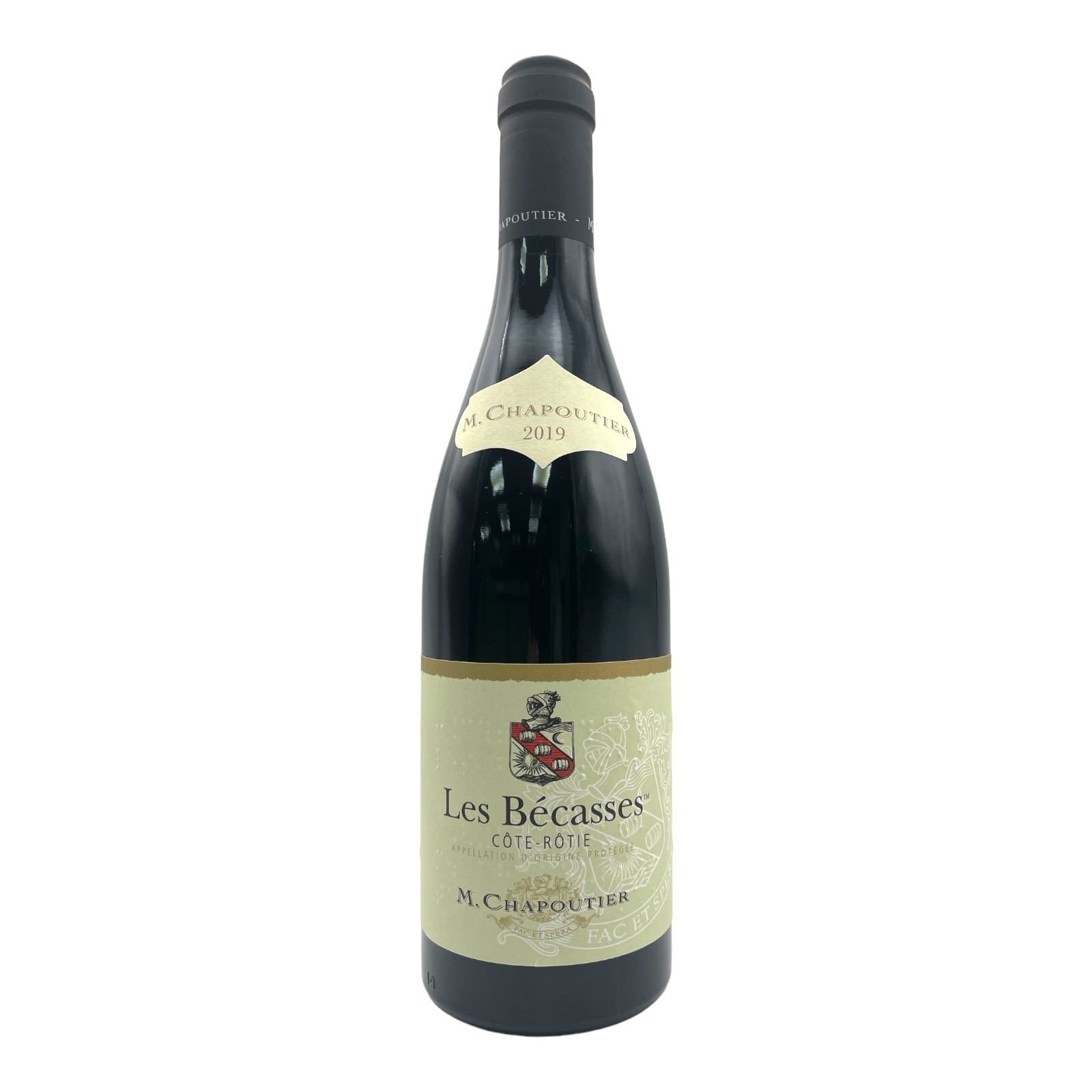 M. CHAPOUTIER Cote-Rotie 'Les Becasses' 2019 Bottle Image