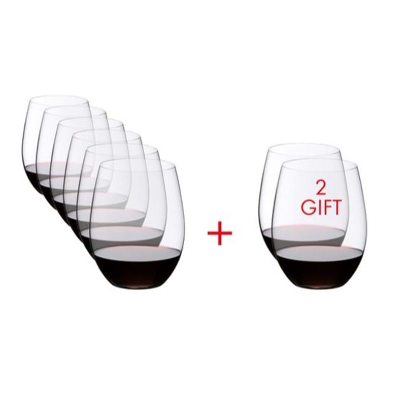 RIEDEL 'O' 4 x Cab/Mer. + 4 x Vio/Chard. Pay for 6 and get 8 (rtc) Image