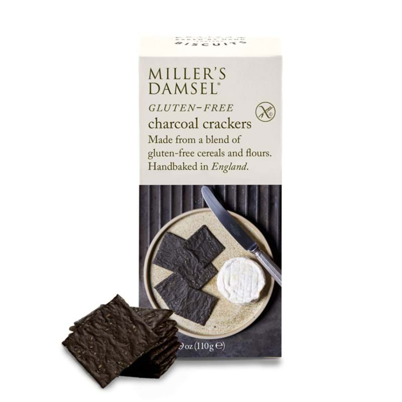 MILLERs Damsel Charcoal Wafers (Gluten Free) 110g Pack Image