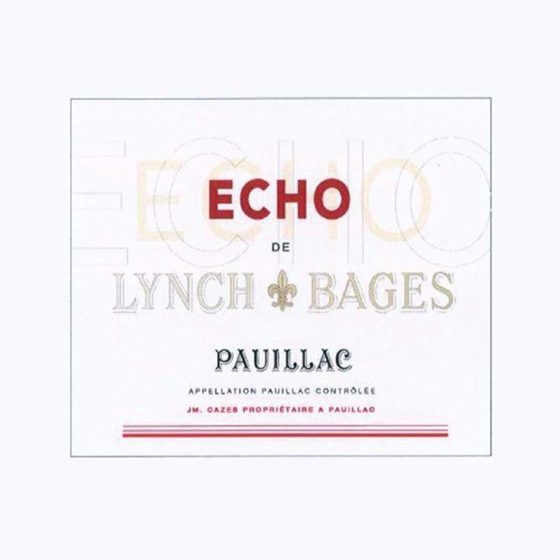 ECHO DE LYNCH BAGES (2nd of Lynch-Bages) 2019 Wooden Case x 6 Bottles - PRE-RELEASE Image
