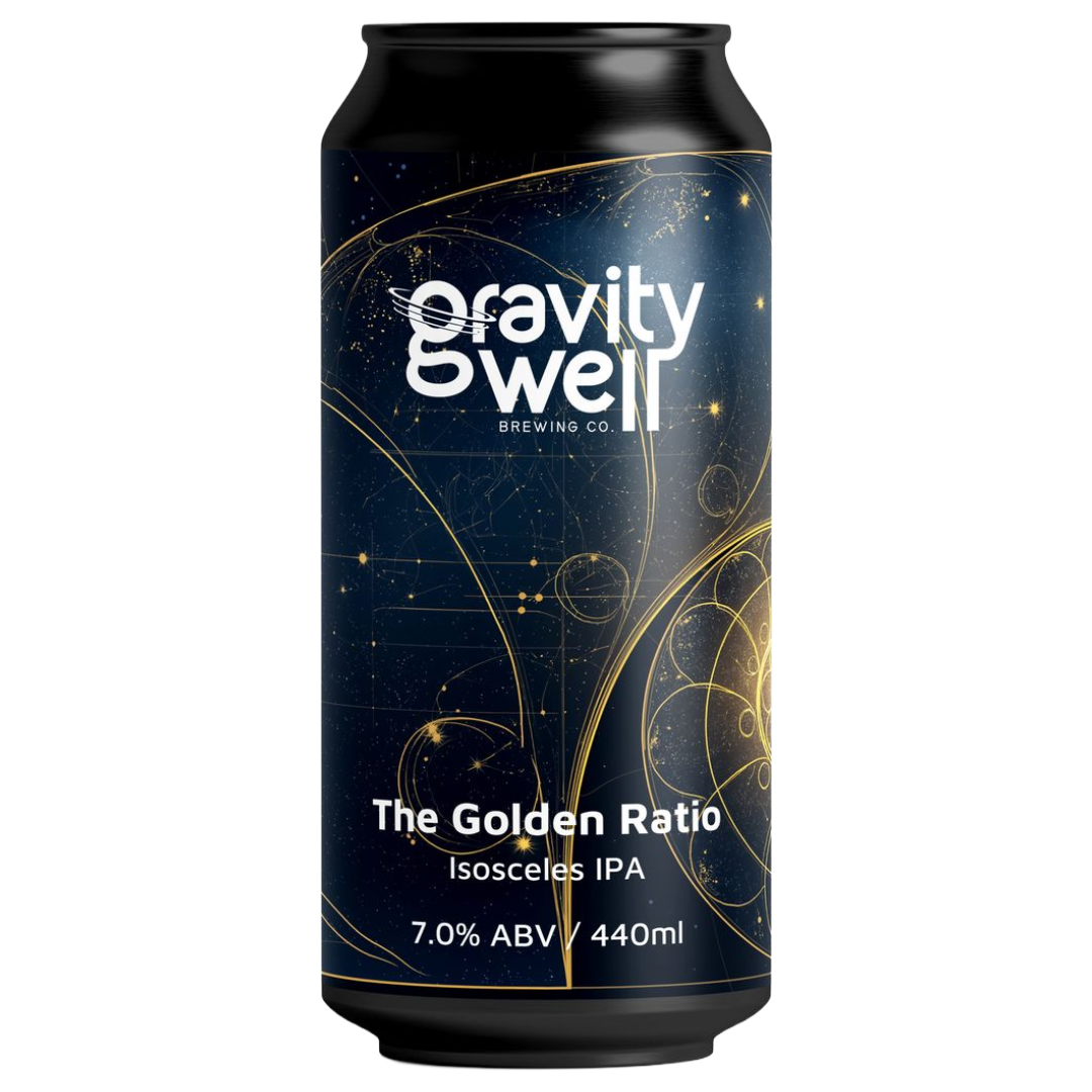 GRAVITY WELL BREWING CO. 'The Golden Ratio' IPA Can (440ml) 7%abv Image
