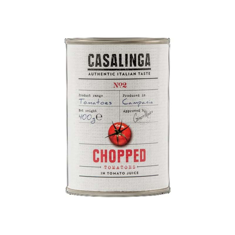 CASALINGA Chopped Tomatoes 400g Tin - VEGAN Image