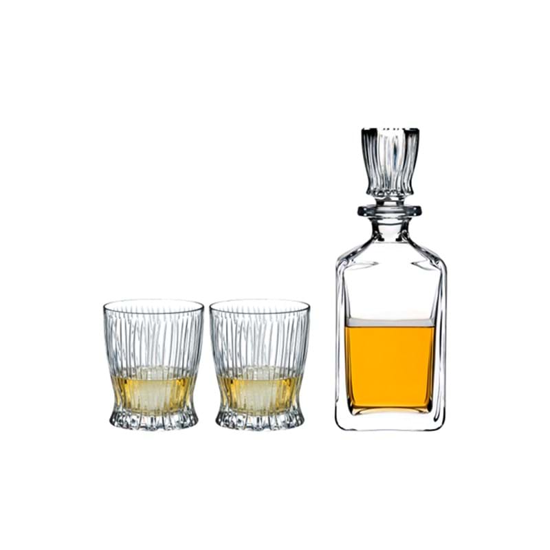 RIEDEL Fire Whisky Set 2 Whisky Tumblers & Decanter (5515/02S1) Image