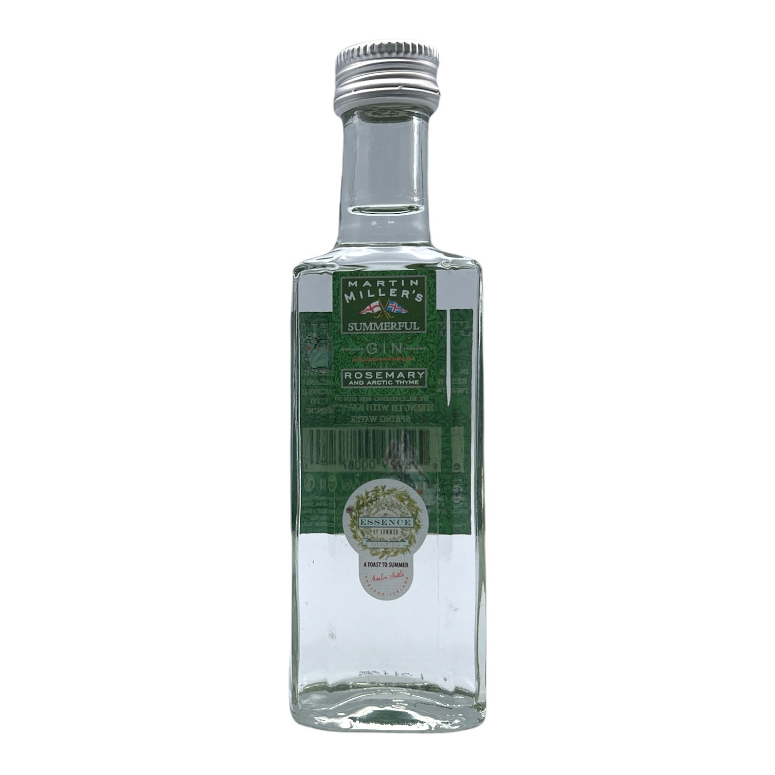 MARTIN MILLERS Summerful Gin Miniature (5cl) 40%abv (los) Image