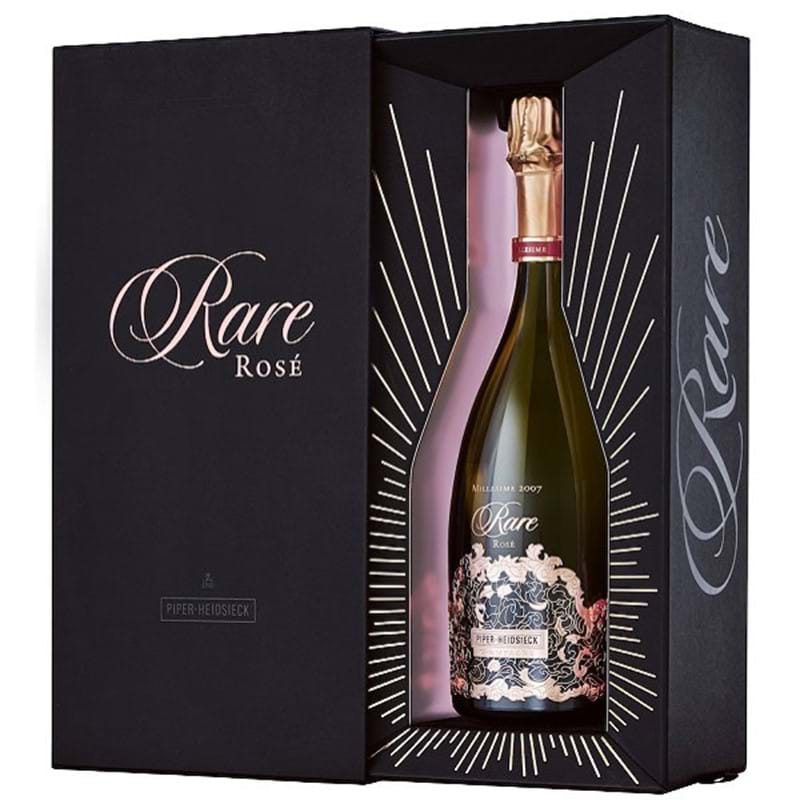 RARE CHAMPAGNE 'Rare' Vintage ROSE 2007 Bottle GIFT PACK - NO DISCOUNT Image