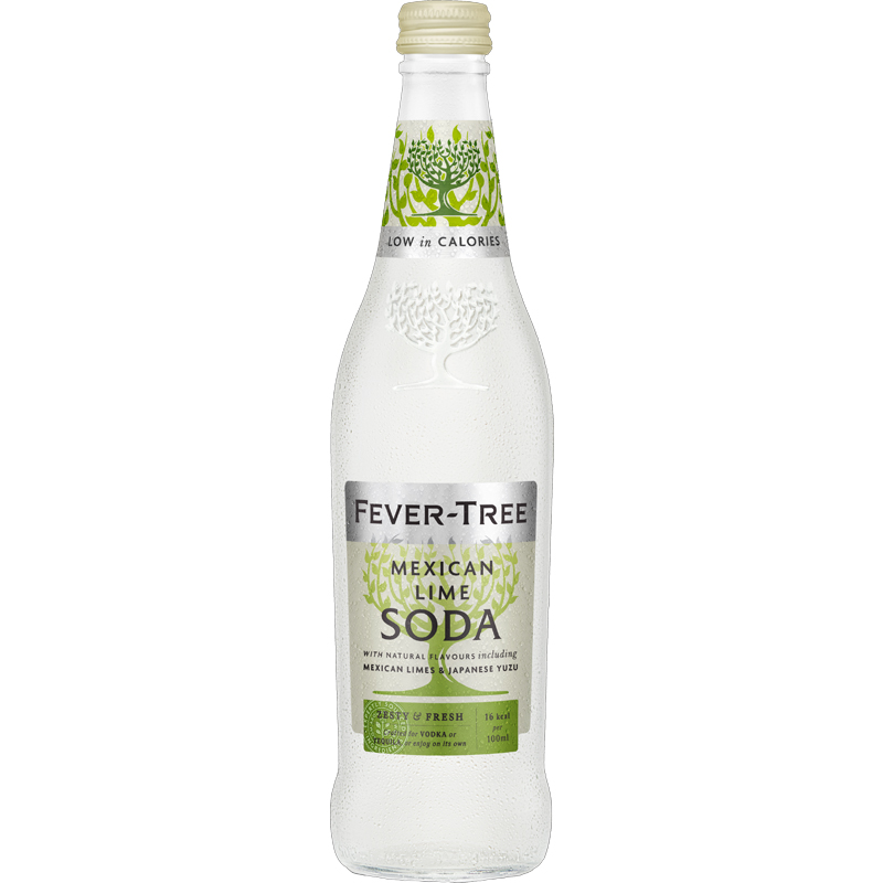 FEVER TREE Refreshingly Light Mexican Lime Soda Bottle (500ml) GF/DF/VEG/VGN - SINGLE Image