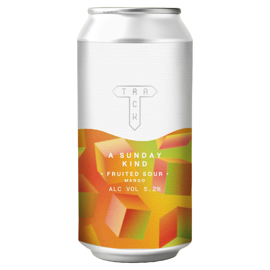 TRACK BREWING 'A Sunday Kind' Mango Fruited Sour CAN (440ml) 5.2%abv Image