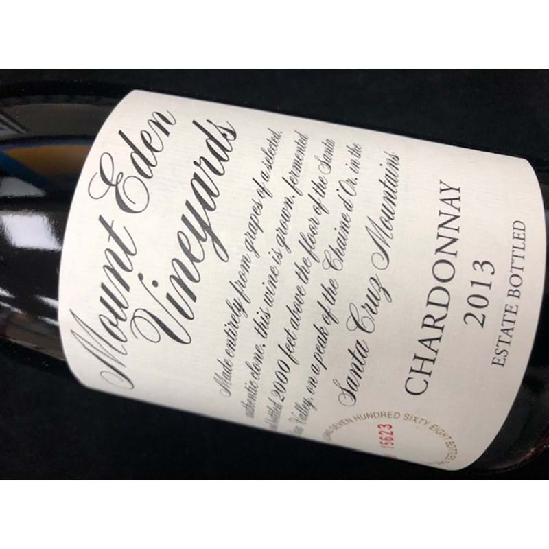 MOUNT EDEN Chardonnay - Santa Cruz Mountains 2013 Bottle (los) Image