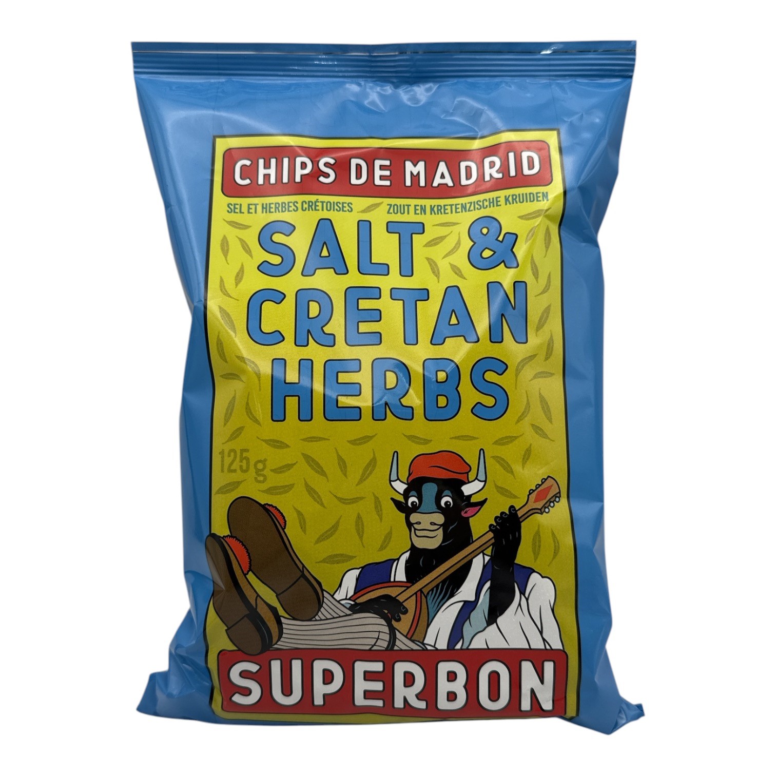 SUPERBON Chips de Madrid 'Salt & Cretan Herbs' Crisps (125g) VGN/GF Image