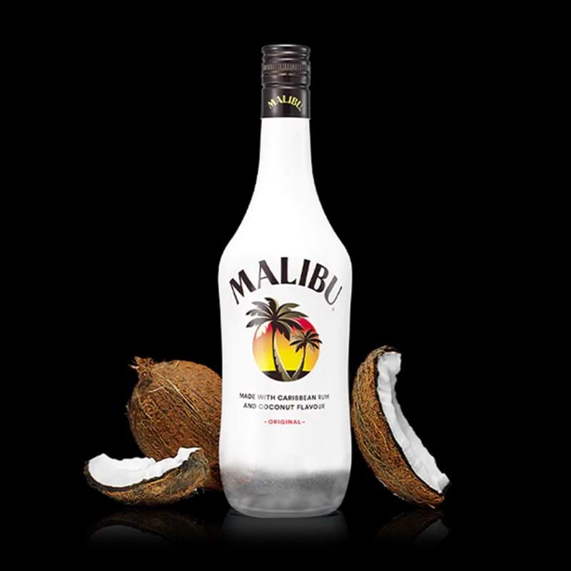 MALIBU Caribbean Rum & Coconut Liqueur Original Bottle (70cl) 21%abv Image