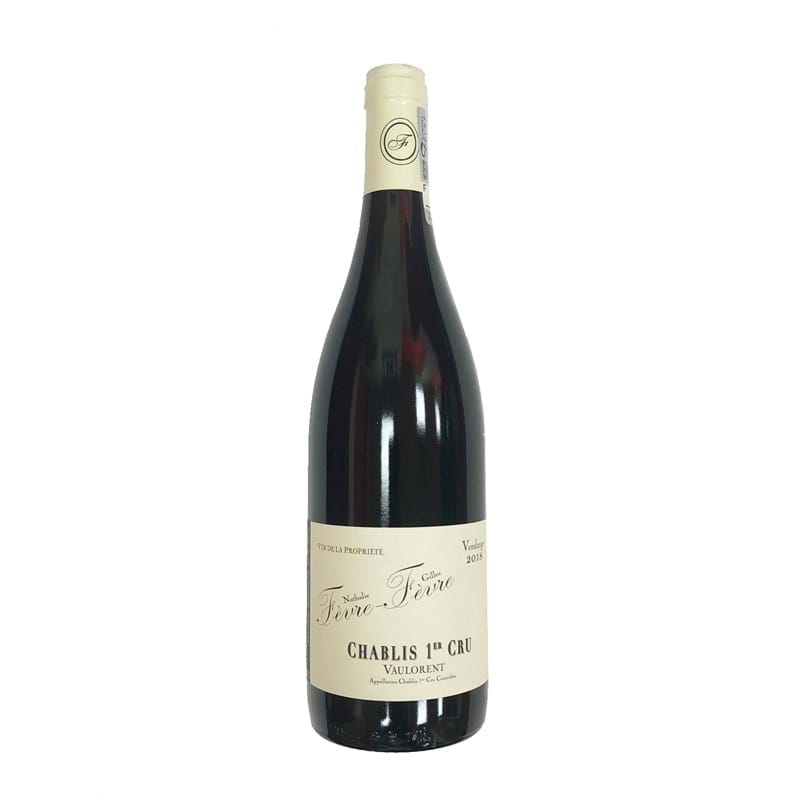 NATHALIE & GILLES FEVRE Chablis 1er Cru, Vaulorent 2017/18 Bottle Image