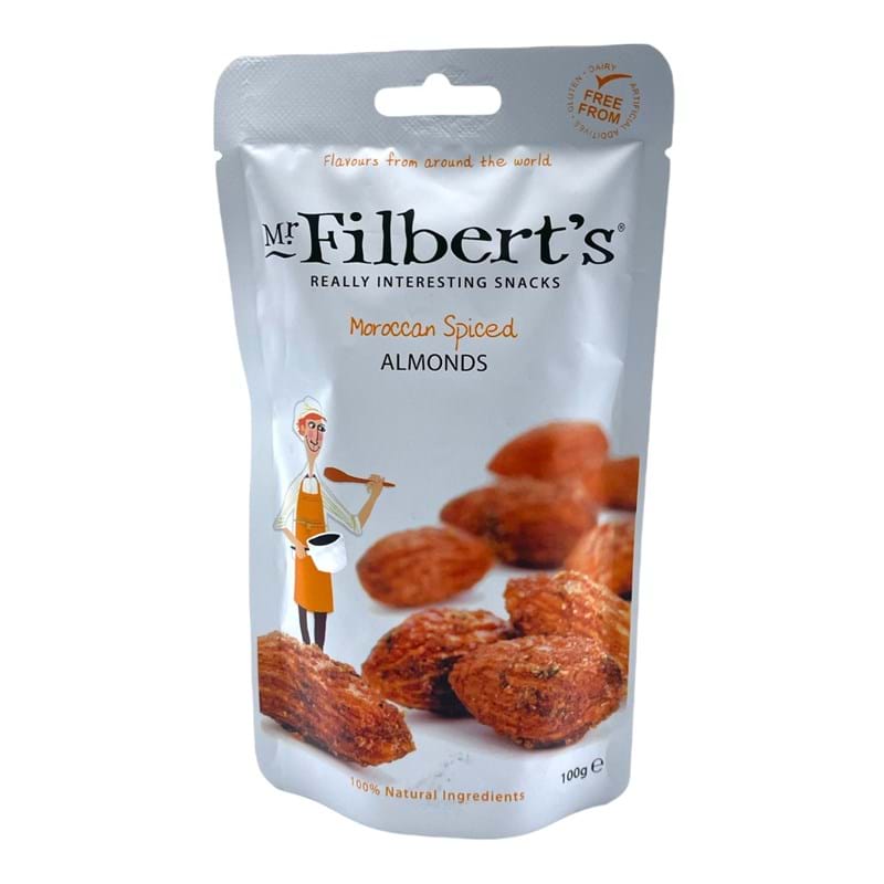 MR FILBERTs Moroccan Spiced Almonds 110g Bag Image