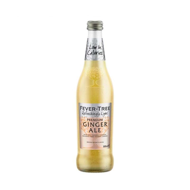 FEVER TREE Refreshingly Light Ginger Ale Bottle (500ml) (8)-SINGLE Image